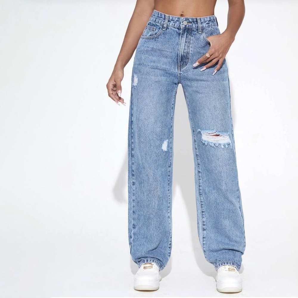 Boyfriend jeans, never worn